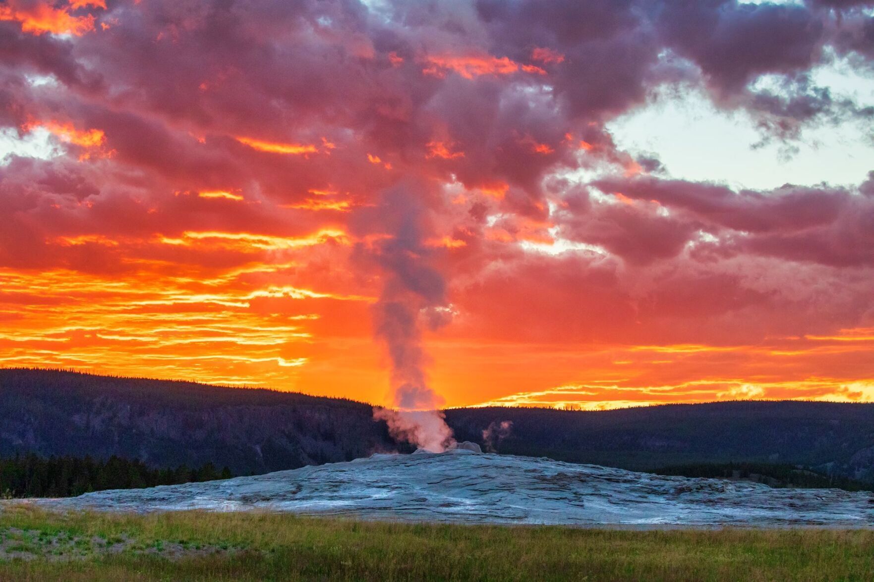 Geyser Sunset